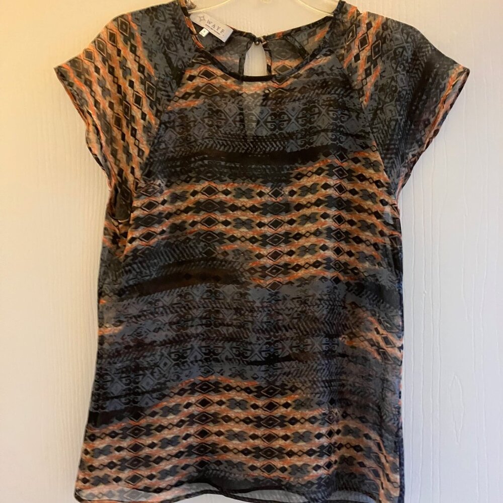 Cute Summer Sheer Top